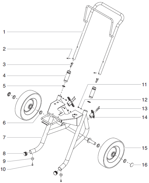EPX2455 Advantage Series Upright Cart Assembly
